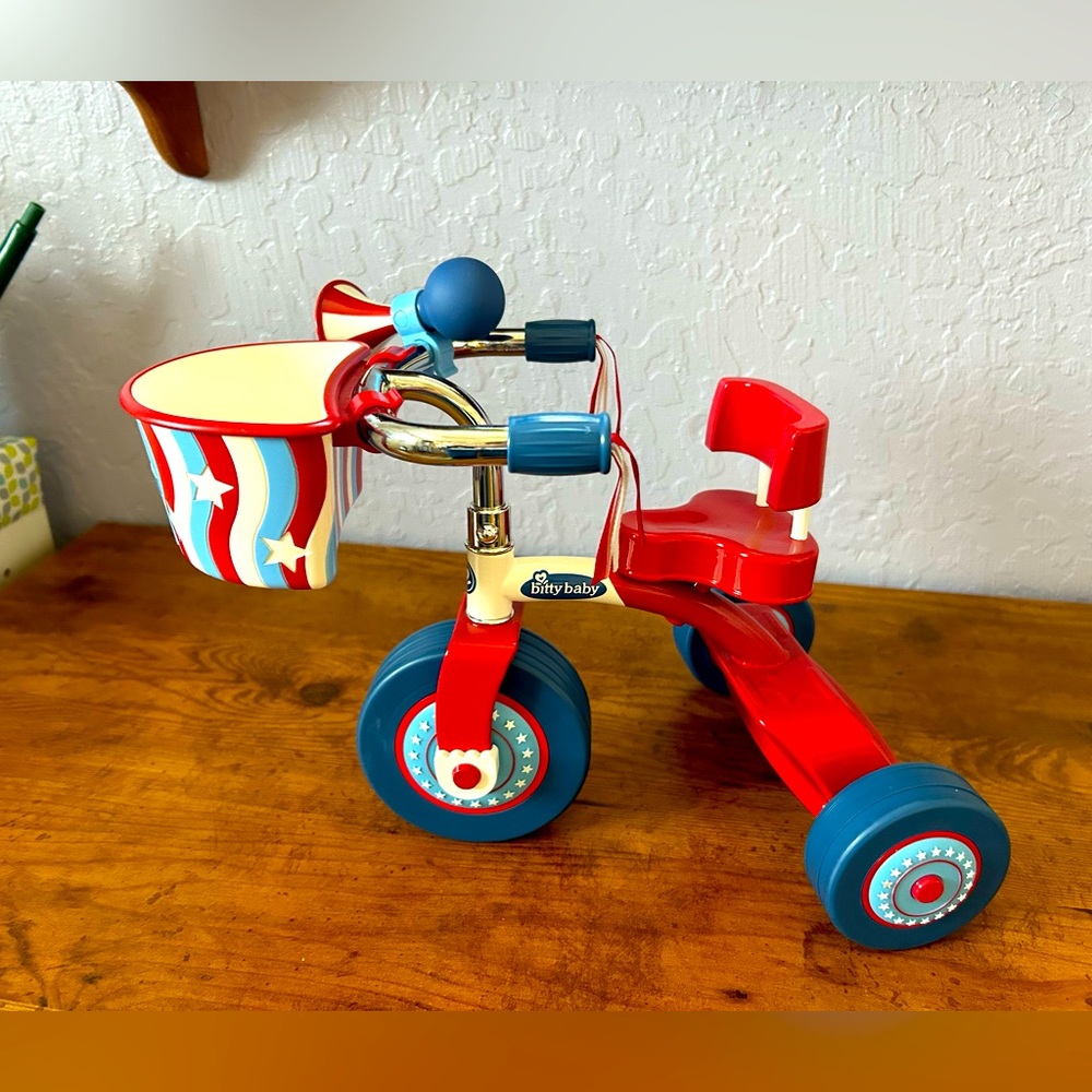 American Girl Bitty Baby Red Tricycle